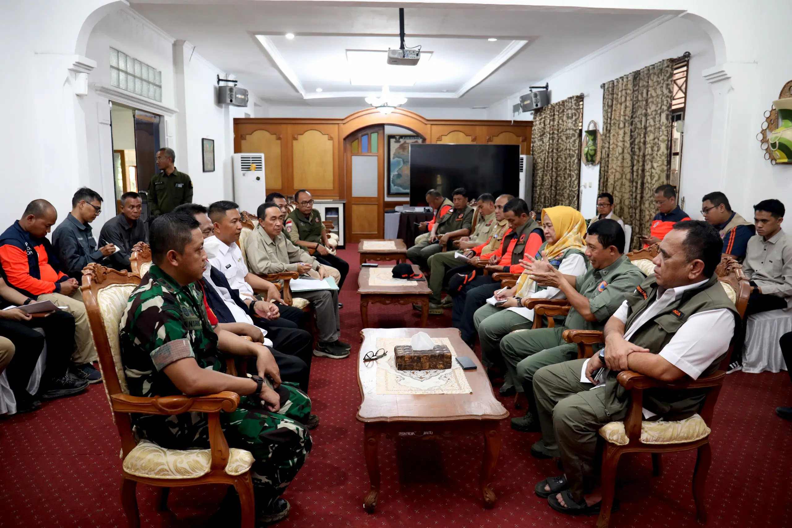 Kepala BNPB Meminta Pemkab Sukabumi Waspada Cuaca Ekstrem Pekan Depan